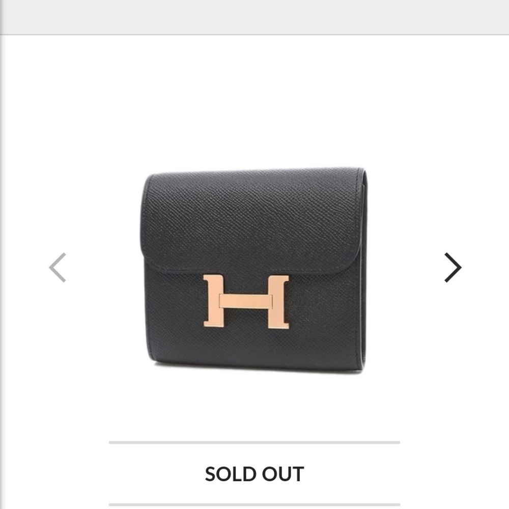NIB Hermes Constance Compact Wallet - Picture 5 of 7